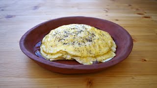 Ancient Roman Dessert - Ova Spongia ex Lacte - Sweet Omelette