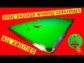 Snooker Basic Game Winning Techniques