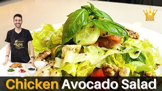 How to make a CHICKEN AVOCADO and CUCUMBER SALAD