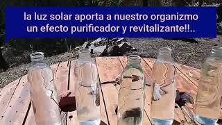 AGUA PURIFICADA AL SOL... SOLARIZADA!!!