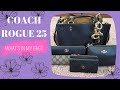 Coach Rogue 25 - What's in My Bag?