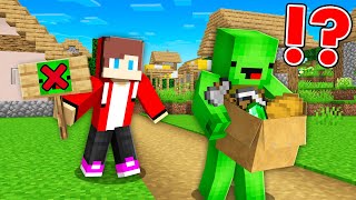 Why Did JJ Kick Mikey Out Of The Village in Minecraft Challenge Maizen