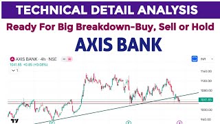Axis Bank Technical Analysis  || अगर Axis बैंक ने सपोर्ट ब्रेक कर दिया तो भयंकर गिरावत आयेगी ||