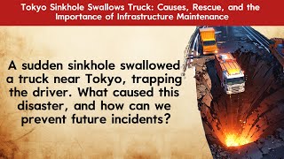 Tokyo Sinkhole Swallows Truck: Causes, Rescue, and the Importance of Infrastructure Maintenance