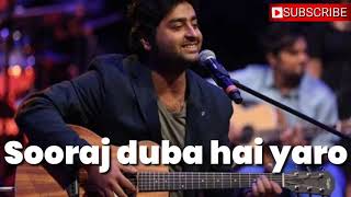 sooraj dooba hai yaro !! hindi song !!