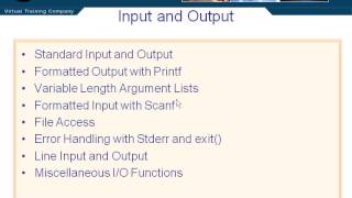 08 01 Input & Output | C Tutorial