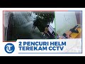 Aksi Dua Remaja di Ciputat Curi Helm Terekam CCTV, Alasan Mencuri untuk Uang Jajan