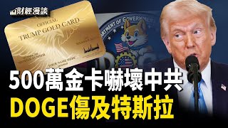 川普Gold Card嚇壞中共！川普：雞蛋是災難！馬斯克白宮得意，特斯拉遇棘手難題【財經漫談】