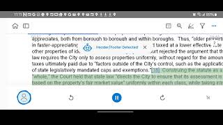 The latest on New York City property tax lawsuit. 2025 TENNY vs the people