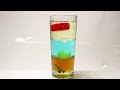 viral video uk liquid density experiment