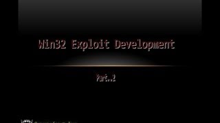 Win32 Exploit Development-02