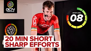 20 Minute Crit Sprints | Fat Burning HIIT Indoor Cycling Session