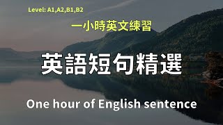 🎧英語短句精選 | 一小時英文練習 | English Learning