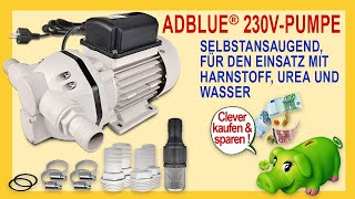 AdBlue® 230V selbstansaugende Pumpe