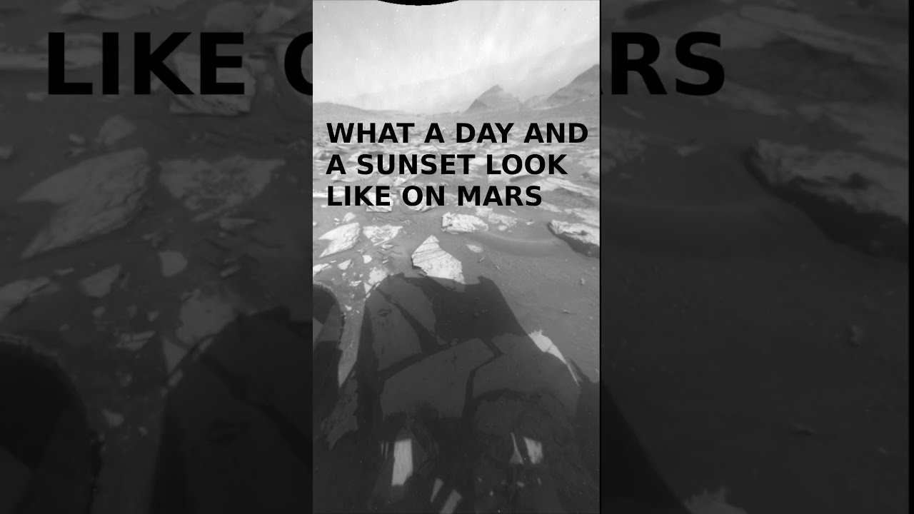 Sunsets and Daylight on Mars #shorts