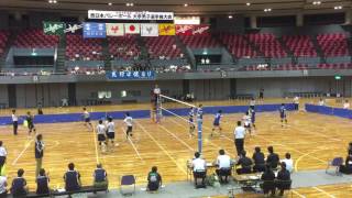 20160626 第42回西日本インカレ 決勝戦 東亜大学vs大阪産業大学 2セット目