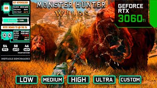 Monster Hunter Wilds - RTX 3060 Ti | High, Ultra, DLSS \u0026 FG Tested (1080p \u0026 1440p)