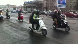 Moscow Vespa Club opening season 2012