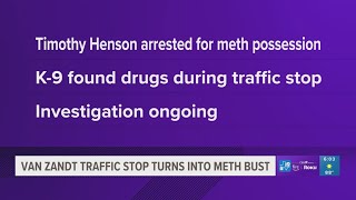Texas traffic stop turns into meth bust