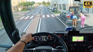 12 HOURS TRUCK DRIVING IN EUROPE (4K 60p) ASMR POV DRIVING