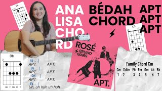 BEDAH CHORD - APT. (ROSÉ & BRUNO MARS) - SEE N \rSEE GUITAR