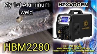 My 1st ALUMINUM weld HZXVOGN HBM2280