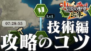 信長の野望 出陣 攻略のコツ 技術編 おすすめ技術、便利機能、注意点など