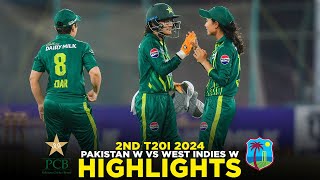 Full Highlights | Pakistan Women vs West Indies Women | 2nd T20I 2024 | PCB | M2F2A