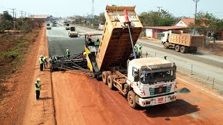 The most advanced road paving machines in the world | How road paving machines the new road