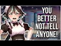 3DIO ASMR | Tomboy Friend Works Part-time at a Maid Cafe🍨🍹  | Deep Voice Audio Roleplay