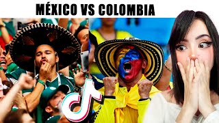 REACCIONANDO A TIKTOK | DIFERENCIAS ENTRE MÉXICO Y COLOMBIA