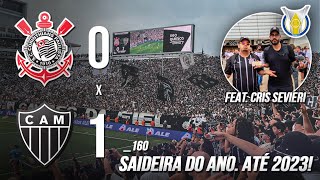 SHOW DA FIEL TORCIDA NA ARQUIBANCADA • Corinthians 0x1 Atlético-MG • Feat. @CrisSevieri #Vlog160