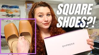 Empress Square toe flat shoe review!