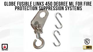 Globe Fusible Links 450 Degree ML for Fire Protection Suppression Systems