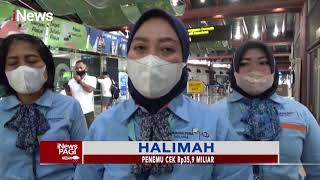 Halimah, Petugas Kebersihan Bandara Soetta Temukan Cek Rp35,9 Miliar #iNewsPagi 31/10