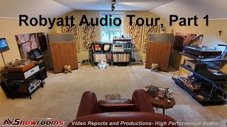 Robyatt Audio Company Tour Pt. 1, The Studio, featuring Klipschorn AK6s, Tektron, Miyajima Labs