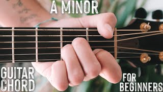 How To Play "A Minor" Guitar Chord // Beginner Guitar Chord Series #2 #Shorts