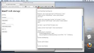 Advanced Level HTML5 Tutorial Series | Web Storage
