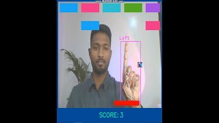 Atari Breakout game using Hand tracking based #ai #artificialintelligence #computervision #python