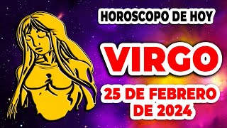 🖐𝐍𝐞𝐜𝐞𝐬𝐢𝐭𝐚𝐬 𝐚𝐥𝐞𝐣𝐚𝐫𝐭𝐞 𝐭𝐨𝐦𝐚𝐫𝐭𝐞 𝐮𝐧 𝐭𝐢𝐞𝐦𝐩𝐨😳 Horóscopo de hoy Virgo ♍ 25 de Febrero de 2024 🔮 Tarot de hoy