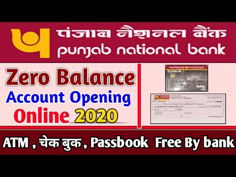 How To Open Online Zero Balance Saving Account In Punjab National Bank ...