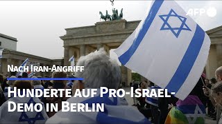 Hunderte Menschen bei pro-israelischer Demo in Berlin | AFP