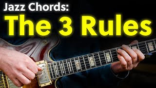 Jazz Chords - The 3 Rules That Make You Sound Pro!