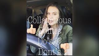 Chronic Illness | Collagenous Colitis Do’s \u0026 Dont’s