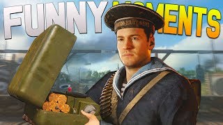 COD WW2 Funny Moments - Voice Changer,  EPIC Ninja Defuses, Lil Pump & More!