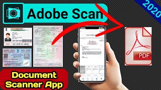 Adobe Scan | Best Document Scanner App 2020 | Scan Documents with Mobile | Apps for Photos Scanning.