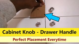 Cabinet knobs - Drilling and Installing Tips - How to DIY