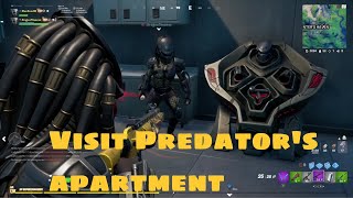 Visit Predator's apartment, Spend 30 seconds with 10m of a player, Complete a bounty  (as Predator)