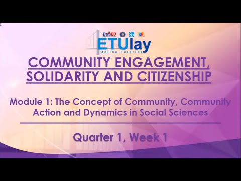 The concept of community, community action and dynamics in the social sciences (Part I and Part II)