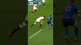 Massive hit 😮 #guinnesssixnations #rugby #rugbyunion #sixnations #england #tackle #hit #france
